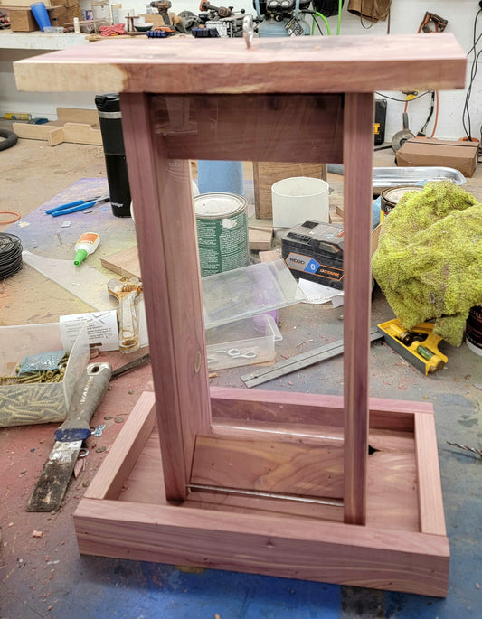 Cedar Bird Feeder